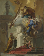 Tiepolo, Giambattista - Die Vision des Heiligen Papstes Clemens von der Dreifaltigkeit