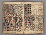 Orientalische angewandte Kunst - Kowatari sarasa fu, eine Sammlung von Kaliko-Mustern aus der Edo-Zeit