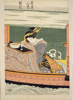 Toyokuni II., Utagawa - Aus Yukimi hakkei (Acht verschneite Szenen)
