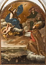 Monsù Desiderio, (François de Nomé und Didier Barra) - San Gennaro schützt Neapel