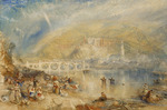 Turner, Joseph Mallord William - Heidelberg mit Regenbogen