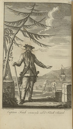 Basire, James - Porträt des Piraten Edward Teach, bekannt als Blackbeard