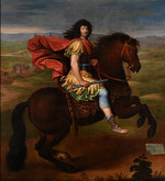 Mignard, Pierre - König Ludwig XIV. von Frankreich und Navarra (1638-1715) zu Pferde