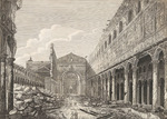 Rossini, Luigi - Ansicht der Basilika San Paolo fuori le mura in Rom