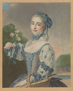 Nattier, Jean-Marc - Porträt von Marie Anne de Cupis de Camargo (1710-1770)