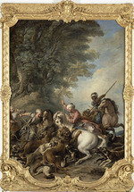 Troy, Jean-François de - Die Löwenjagd