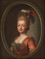 Roslin, Alexander, (Kreis von) - Porträt von Großfürstin Maria Feodorowna von Russland (Sophia Dorothea Prinzessin von Württemberg) (1759-1828)