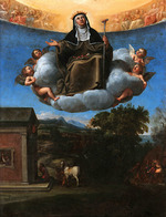 Albani, Francesco - Verherrlichung der Heiligen Elisabet