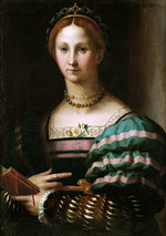 Bronzino, Agnolo - Bildnis einer Dame