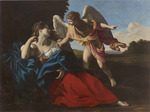 Lanfranco, Giovanni - Der Engel rettet Hagar in der Wüste