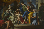 Solimena, Francesco - Dido empfängt Aeneas und Amor als Ascanius verkleidet