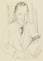 Beckmann, Max - Porträt von Reinhard Piper (1879-1953) 