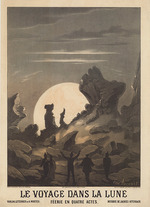 Ancourt, Edward - Plakat für die Operette Le voyage dans la lune von Jacques Offenbach