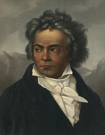 Schimon, Ferdinand - Porträt von Ludwig van Beethoven (1770-1827)