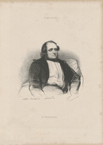 Gavarni, Paul - Porträt von Henry Monnier (1799-1877) 