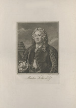 Hogarth, William - Porträt von Martin Folkes (1690-1754) 