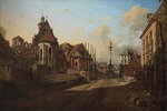 Bellotto, Bernardo - Blick auf die Klosterkirche der Bernhardinerinnen und die Sigismundsäule