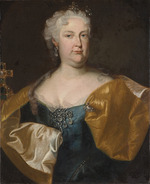 Unbekannter Künstler - Porträt von Elisabeth Christine von Braunschweig-Wolfenbüttel (1691-1750), Deutsche Königin und Kaiserin des Heiligen Römischen 