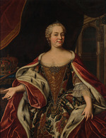 Van Loo, Carle - Porträt von Kaiserin Maria Theresia von Österreich (1717-1780)