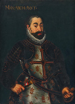 Pourbus, Frans (II.), (Schule) - Porträt von Erzherzog Maximilian III., genannt der Deutschmeister (1558-1618)