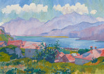 Giacometti, Giovanni - Blick auf Silsersee von Capolago