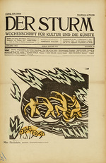 Historisches Objekt - Der Sturm. Wochenschrift für Kultur und die Künste. Januar 1912