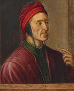 Pontormo - Porträt von Dante Alighieri (1265-1321)