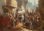 Isabey, Louis Gabriel Eugène - Tag der Barrikaden (Journée des barricades) am 12. Mai 1588