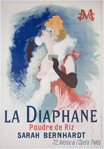 Chéret, Jules - La Diaphane. Poudre de Riz (Plakat)