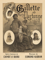 Maurou, Paul - Plakat für die Oper Gillette de Narbonne von Edmond Audran