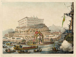 Debret, Jean-Baptiste - Ankunft der Erzherzogin Leopoldine in Rio de Janeiro am 5. November 1817. Aus Voyage pittoresque et historique au Brésil