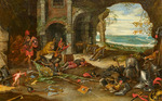 Brueghel, Jan, der Jüngere - Allegorische Darstellung des Kampfes um Europa