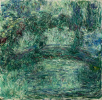 Monet, Claude - Japanische Brücke über den Seerosenteich in Giverny