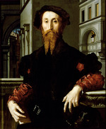 Bronzino, Agnolo - Porträt von Bartolomeo Panciatichi (1507-1582)