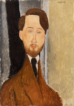 Modigliani, Amedeo - Porträt von Léopold Zborowski