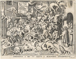 Heyden, Pieter, van der - Der Sturz des Zauberers Hermogenes (Nach Pieter Brueghel I.)