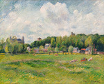 Pissarro, Camille - Prairies à Gisors