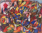 Hölzel, Adolf - Figuren in Landschaft