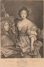 Daullé, Jean - Porträt von Catherine Mignard, Comtesse de Feuquières (1657-1742)