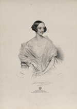 Kriehuber, Josef - Porträt von Balletttänzerin Marie Taglioni (1804-1884)
