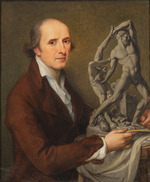 Kauffmann, Angelika - Porträt von Bildhauer Antonio Canova (1757-1822)