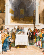Lotto, Lorenzo - Die Darbringung Christi im Tempel