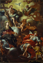 Del Pò, Giacomo - Dreifaltigkeit, Madonna und Schutzengel