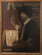 Montanari (Il Postetta), Antonio - Porträt von Ugo da Carpi (1480-1532)