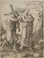 Leyden, Lucas, van - Adam und Eva mit Kain