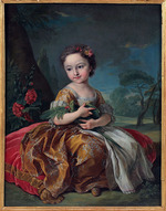 Van Loo, Louis Michel - Porträt von Maria Luisa Gabriella von Savoyen (1688-1714) als Kind