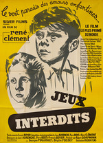 Unbekannter Künstler - Filmplakat Verbotene Spiele (Jeux interdits) von René Clément