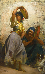 Doré, Gustave - Eine Zigeunerin tanzt den Zorongo
