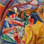 Boccioni, Umberto - Unter der Pergola in Neapel