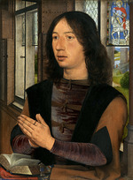 Memling, Hans - Diptychon des Martin van Nieuwenhove. Rechte Tafel: Maarten van Nieuwenhove (1463-1500) 